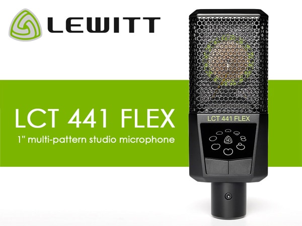 コンデンサーマイクLEWITT LCT 441 FLEX取扱開始！