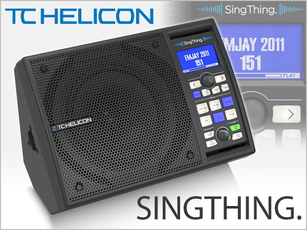 TC HELICONボーカルプロセッサー内蔵スピーカーSINGTHING.入荷!!