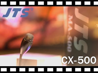 楽器用マイクJTS CX-500 紹介動画アップ！