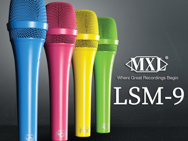 MXL カラフルなマイクLSM-9シリーズ入荷！