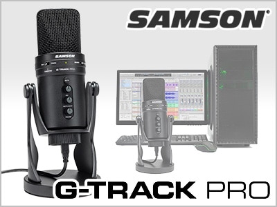 USBマイク SAMSON / G-Track Pro新登場！