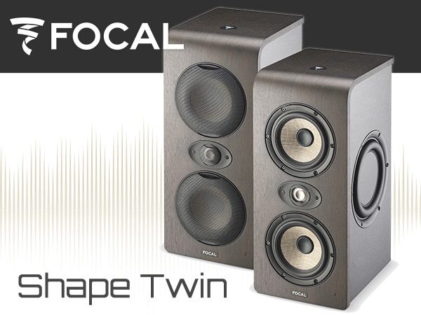 FOCAL 2.5wayモニタースピーカーShape Twin登場 !!