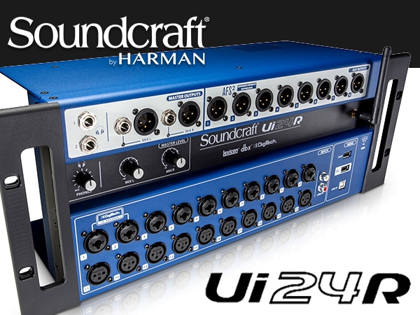Wi-Fiリモートミキサー Soundcraft Ui24R 入荷！