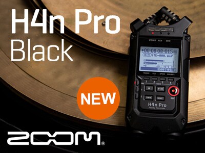ZOOMハンディレコーダー H4nPro オールブラックモデル登場！