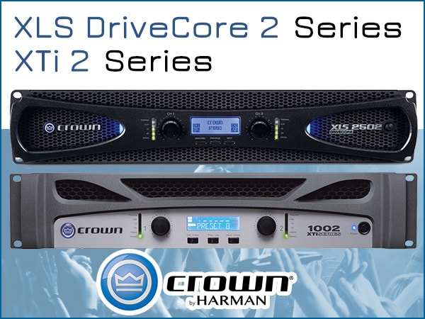 CROWNパワーアンプ入荷！