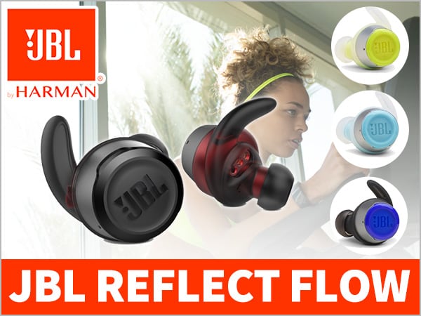 JBLより、スポーツ向け完全ワイヤレスイヤホン「REFLECT FLOW」発売