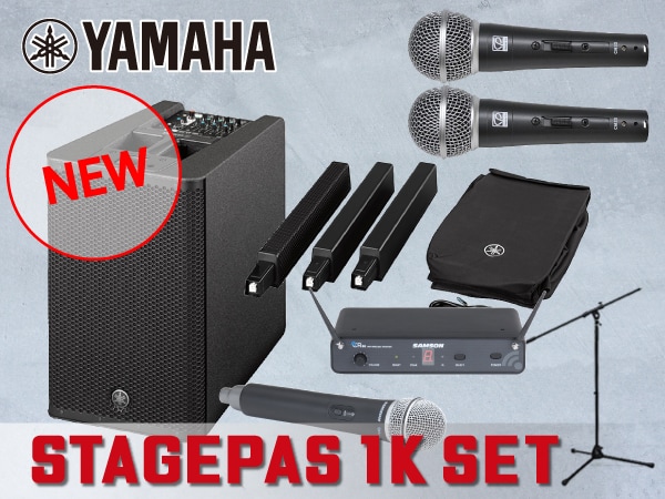 簡易PAシステム YAMAHA / STAGEPAS 1K お得なセット販売開始！