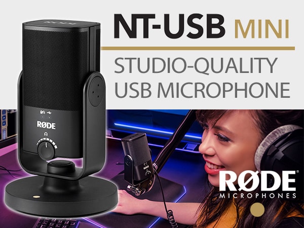 Announcing the new RODE “NT-USB Mini” USB microphone!