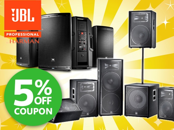 JBL PAスピーカー 5%OFFクーポン!!