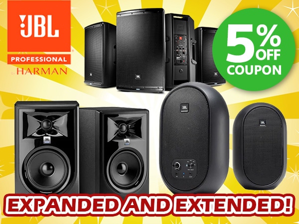 The JBL 5% OFF coupon has been expanded and extended!