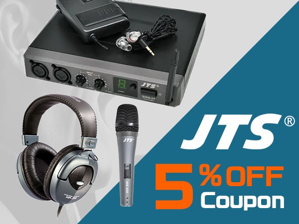 5% OFF coupon for JTS!