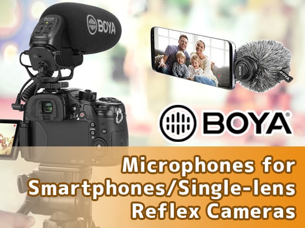 [BOYA] Microphones / SLR Camera Microphones now in stock!