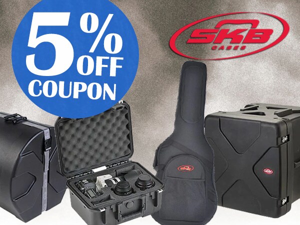 Coupon for up to 5% OFF SKB products!