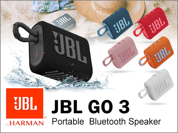 Introducing the "JBL GO 3" portable waterproof Bluetooth speaker!!