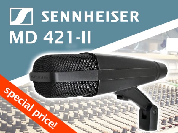 SENNHEISER 定番ダイナミックマイクMD 421-II 大特価！