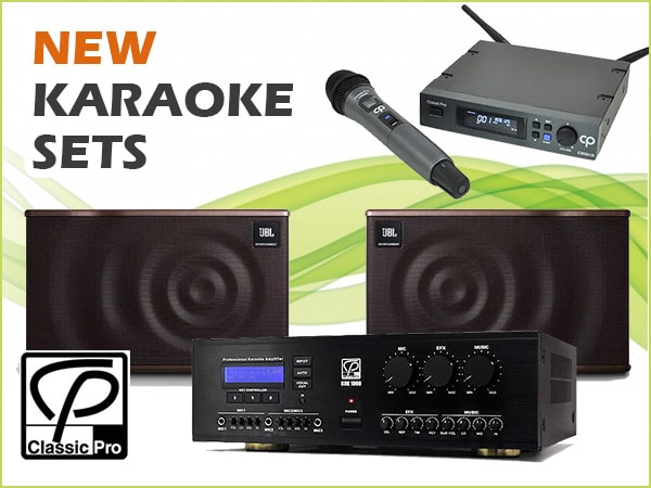New karaoke sets added in the CLASSIC PRO KOK series!
