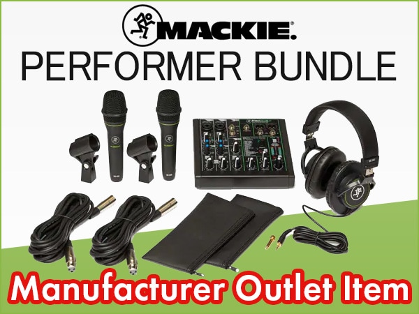Manufacturer outlet item arrival! MACKIE / PERFORMER BUNDLE