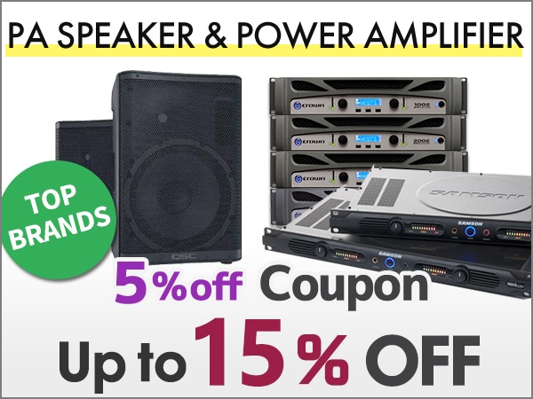 PA speaker, power amplifier 5% OFF coupon!!