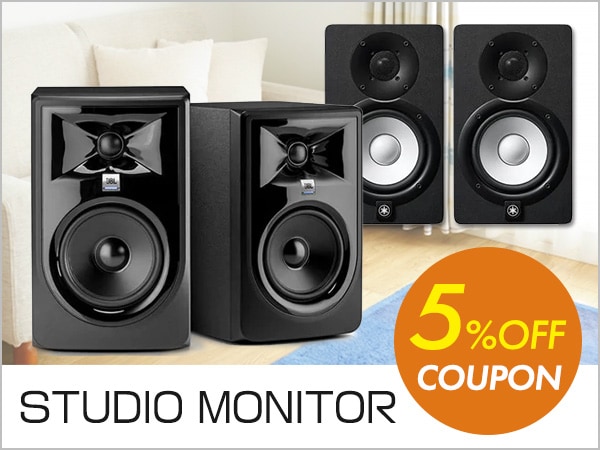 [Comfortable home time] Popular Studio Monitor 5% OFF Coupon!