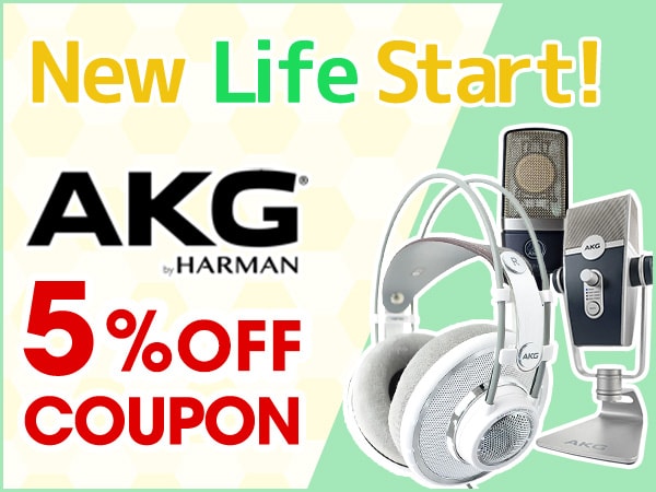 New Life Start! AKG Products 5% OFF Coupon!