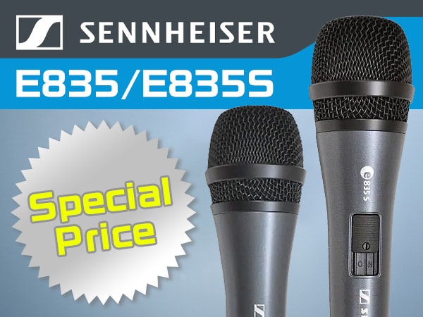 【4月末まで】SENNHEISER / E835、E835S限定特価！