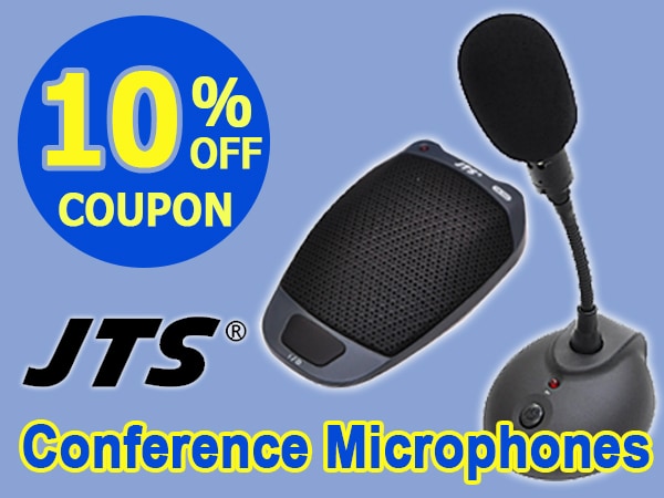 [Until July 31st! ] Mike special coupon for JTS microphone good for conference!
