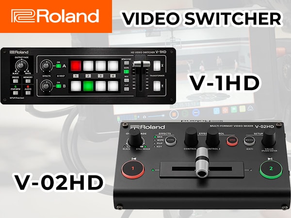 ROLANDの2大モデル、ビデオミキサーがお買い得価格に！！