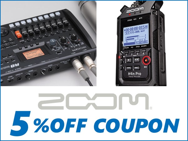 ZOOM商品対象 5％OFFクーポン 期間延長！