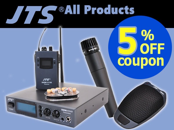 [5% OFF, Now only! ] JTS special coupon!
