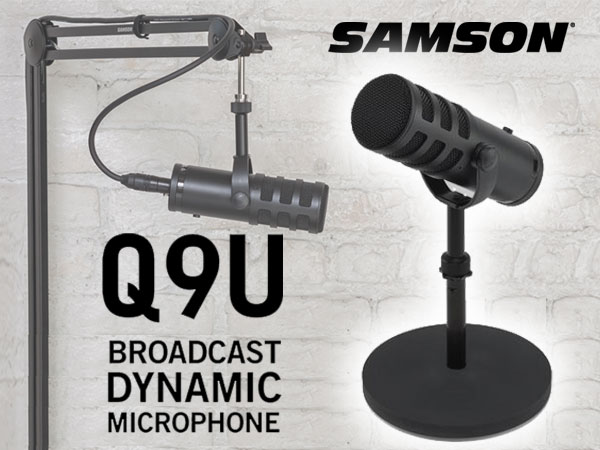 SAMSON USB Microphone Q9U in stock!