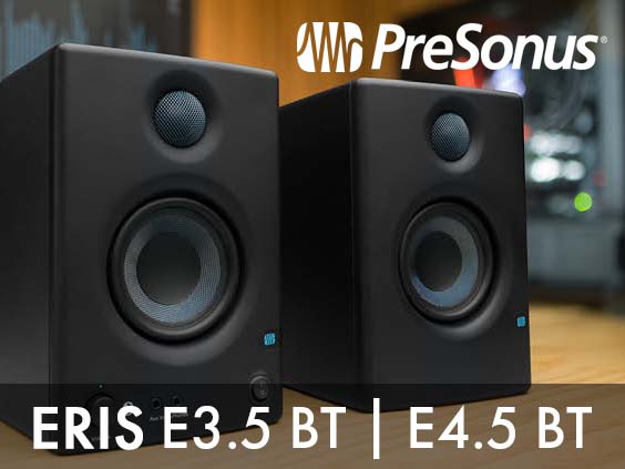 PRESONUSモニタースピーカーEris E3.5 BT、E4.5 BT入荷！