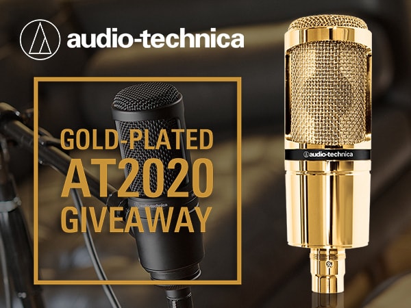 audio technica 金色のAT2020が当たるチャンス！