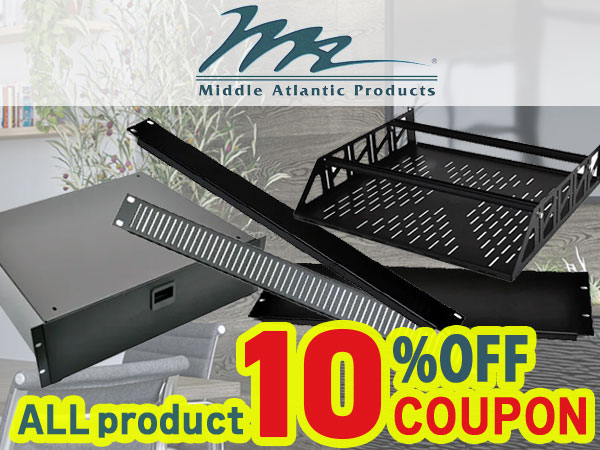 MIDDLE ATLANTIC product 10% OFF coupon!