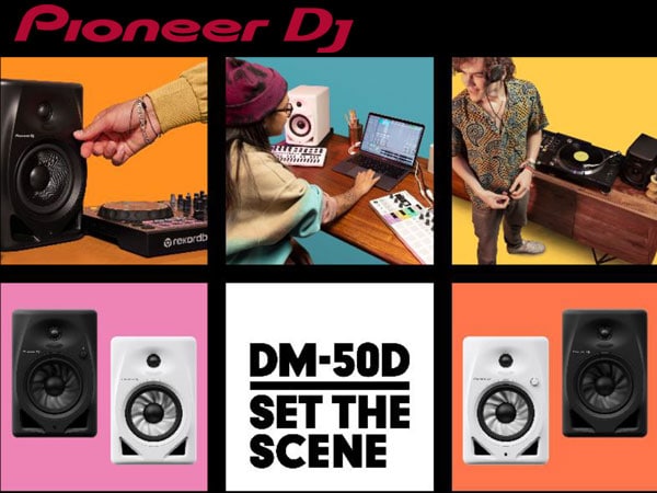 【New product】New monitor speaker "DM-50D" from Pioneer DJ