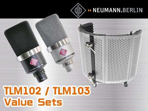 NEUMANN "TLM102" and "TLM103" Value Sets on Sale for a Limited Time!