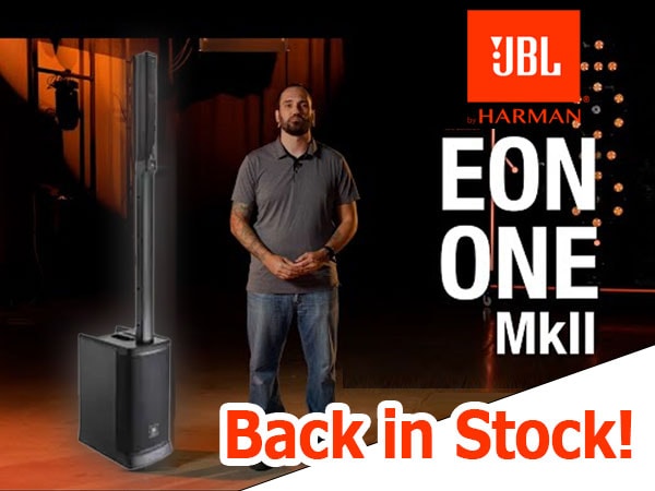All-in-one column speaker JBL / EON ONE Mk2 is back in stock!