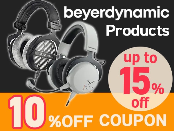 [2 days only] beyerdynamic products 10% off coupon!