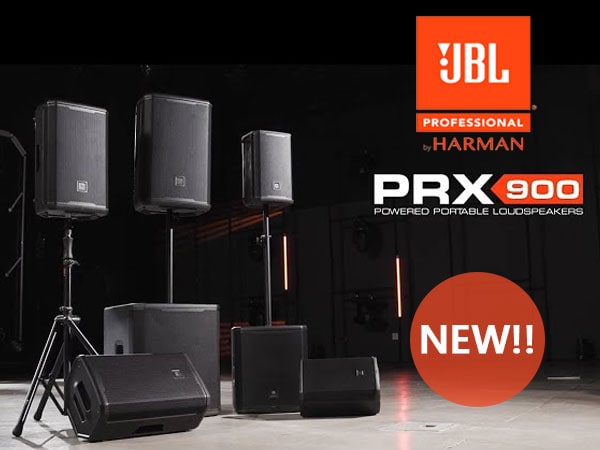 New JBL Powered Speakers  PRX900 Series!