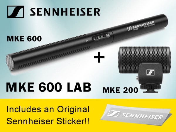 SENNHEISER released a limited edition MKE 600 LAB mic set!