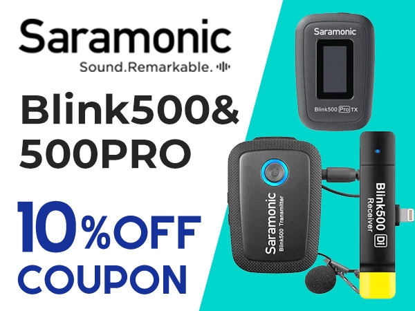 大人気スマホ用ワイヤレスBlink500＆500PROシリーズ10％OFFクーポン！