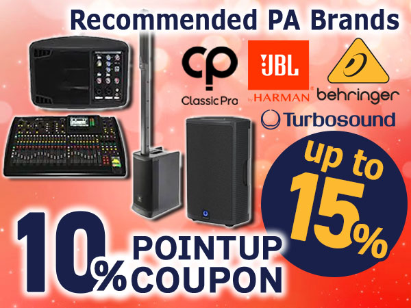 [Up to 15% back] 10% up coupon in point for the best PA brands!
