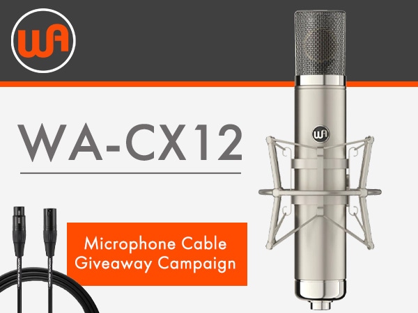 WARM AUDIO WA-CX12 Mic Cable Giveaway Campaign!
