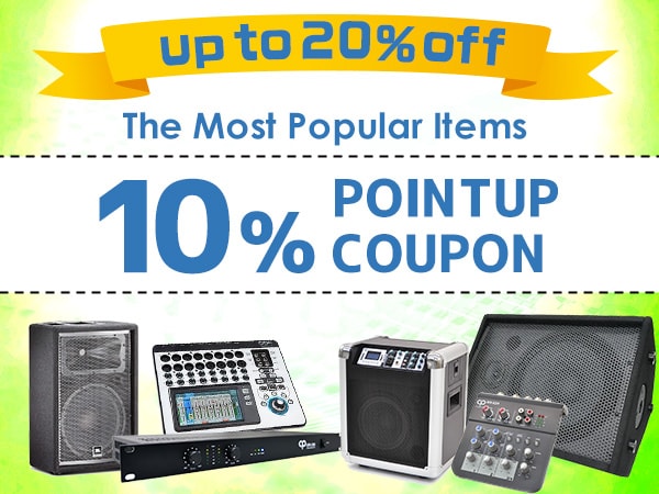 Get up to a 20% discount with a 10% point-up coupon on the most popular items!