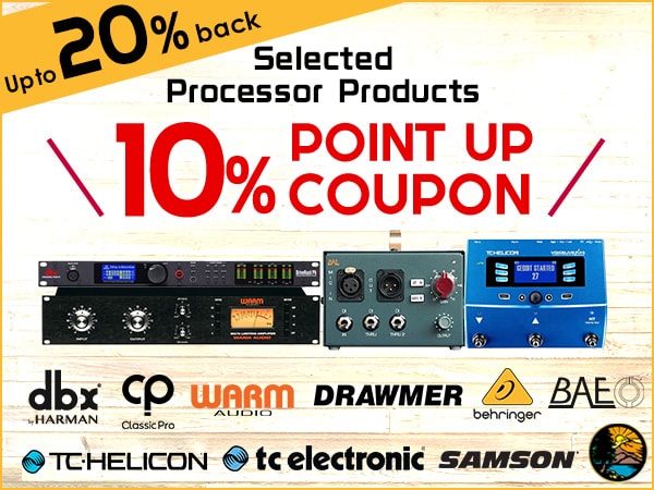 [Up to 20% discount] 10% point coupon for selected processor products!