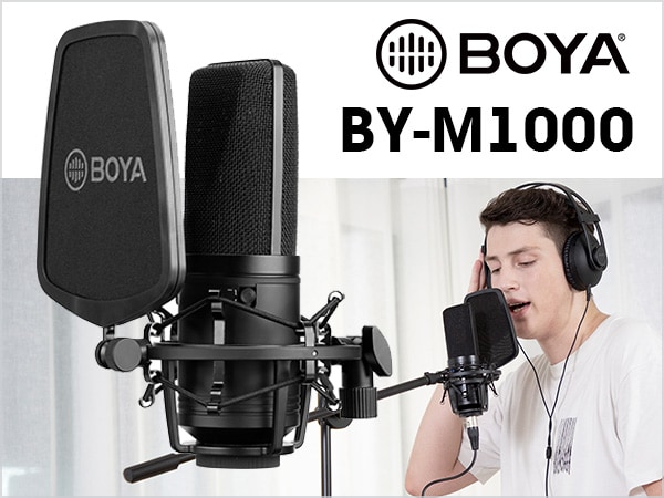 BOYA大人気コンデンサーマイク「BY-M1000」入荷！