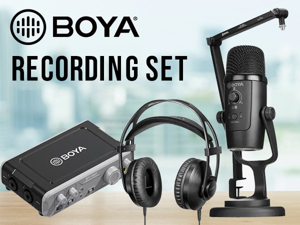 BOYAのお得なレコーディングセット新登場！