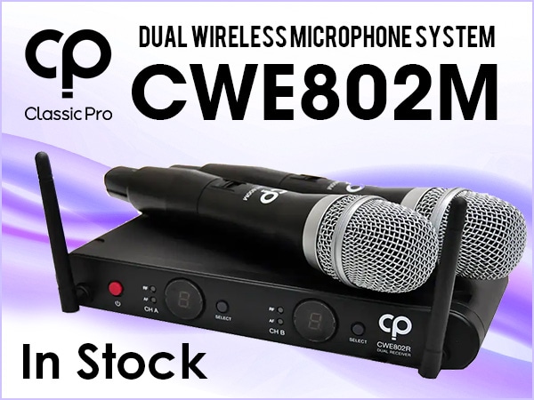 The Dual Wireless Microphone System CLASSIC PRO 