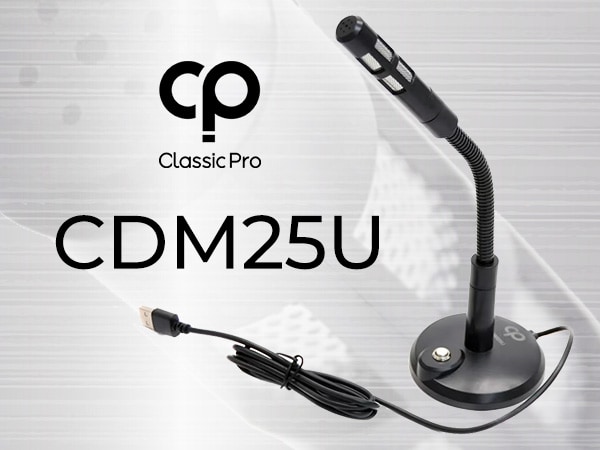 [New Product] CLASSIC PRO USB microphone "CDM25U" is now available!