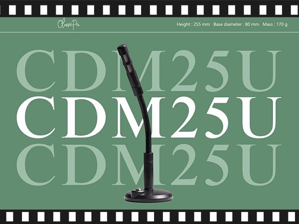 A video showcasing the USB microphone "CDM25U" from CLASSIC PRO has been uploaded!