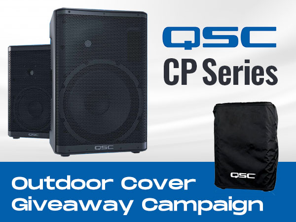 [Limited quantity] QSC CP series outdoor cover giveaway campaign!